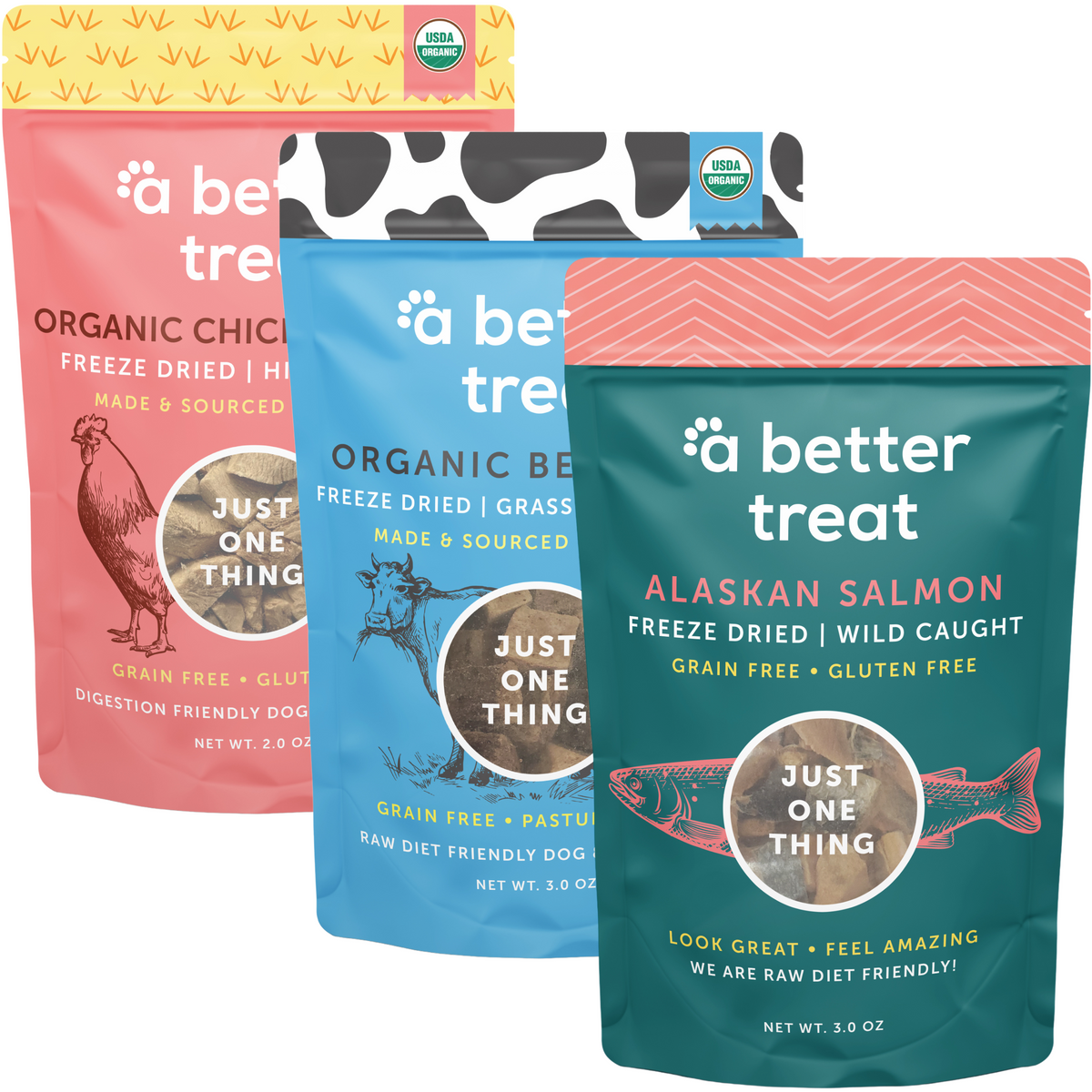 A Better Treat - Freeze Dried Wild Caught Salmon Dog Treats