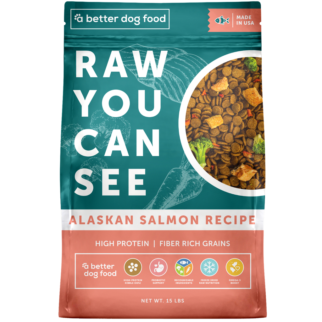 High Protein Salmon - Raw You Can See - A Better Dog Food