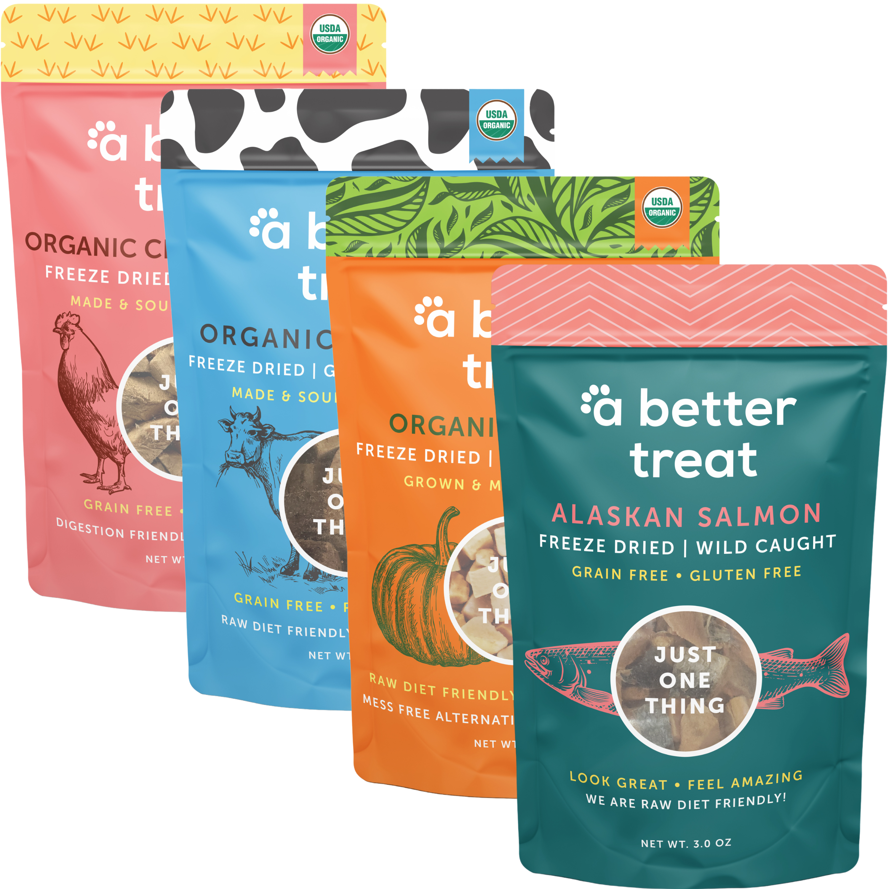 A Better Treat - Freeze Dried Wild Caught Salmon Dog Treats