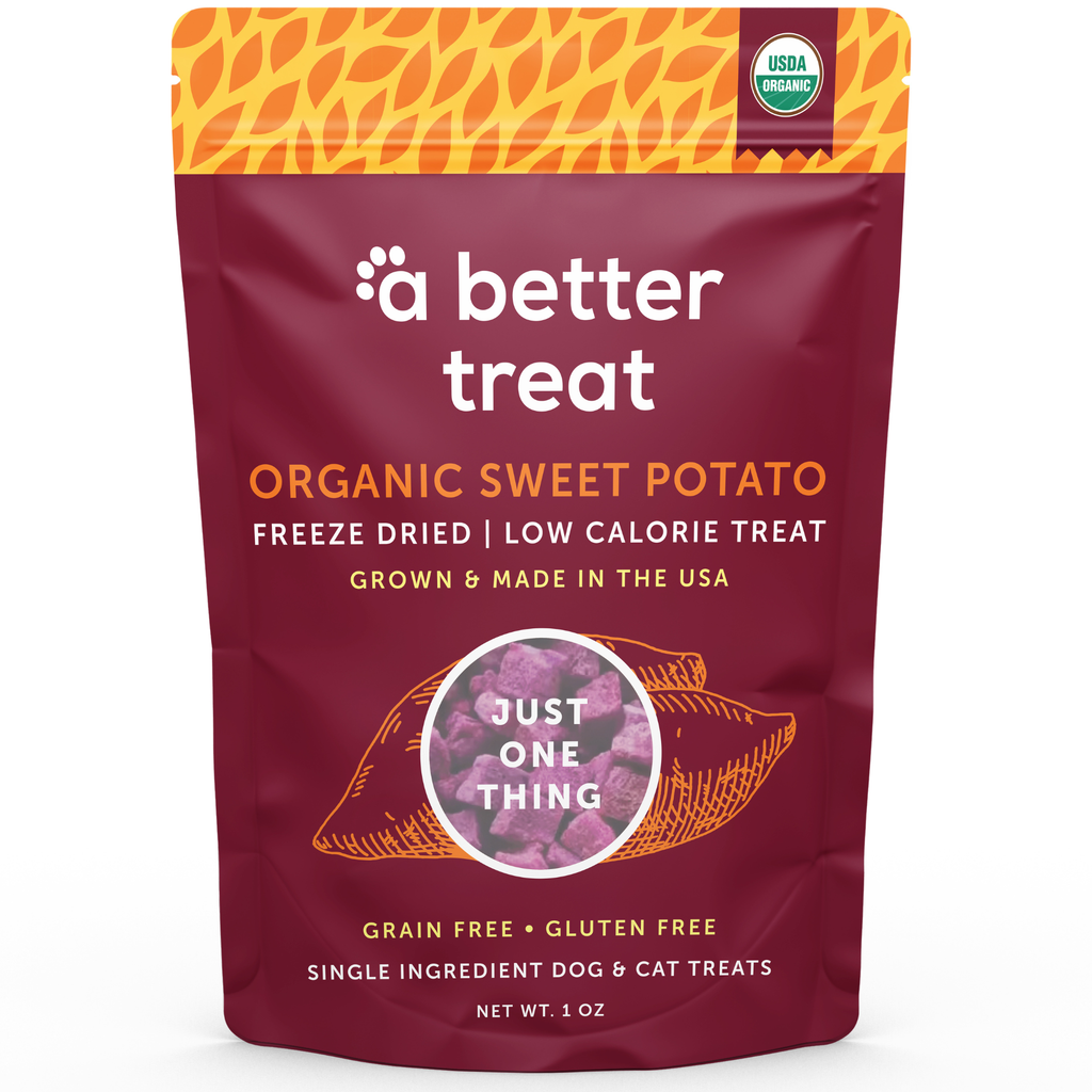 Freeze Dried Raw USDA Organic Purple Sweet Potato Dog and Cat Treats