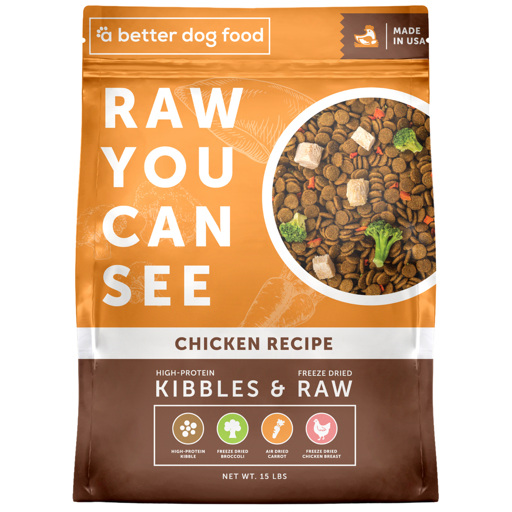 A Better Dog Food Chicken - Raw You Can See